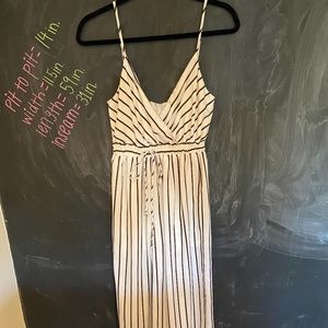 10/$15 NORDSTROM women's jumpsuit size s black and white